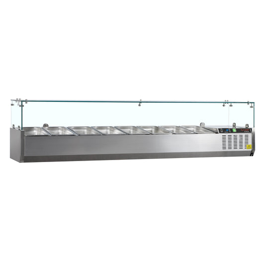 Tefcold 1800mm Refrigerated Toppings Unit GVC33-180