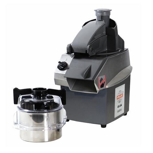 Hallde Combi Cutter CC-34 with cutter attachment and bowl attachment on the side