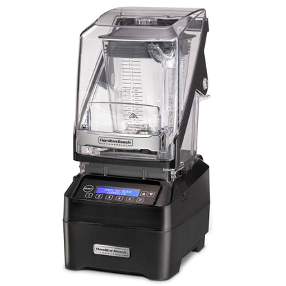 Hamilton-Beach Eclipse Blender HBH755R side view, empty 