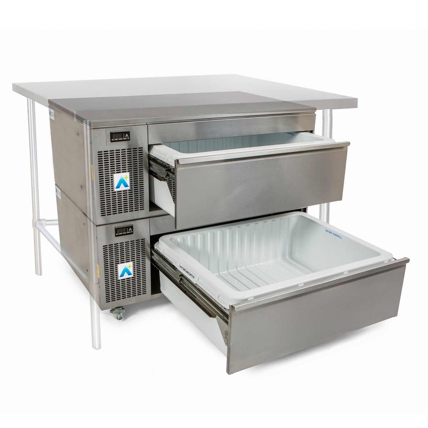 Adande 2-Drawer Undercounter Refrigerator with side engine HCS2