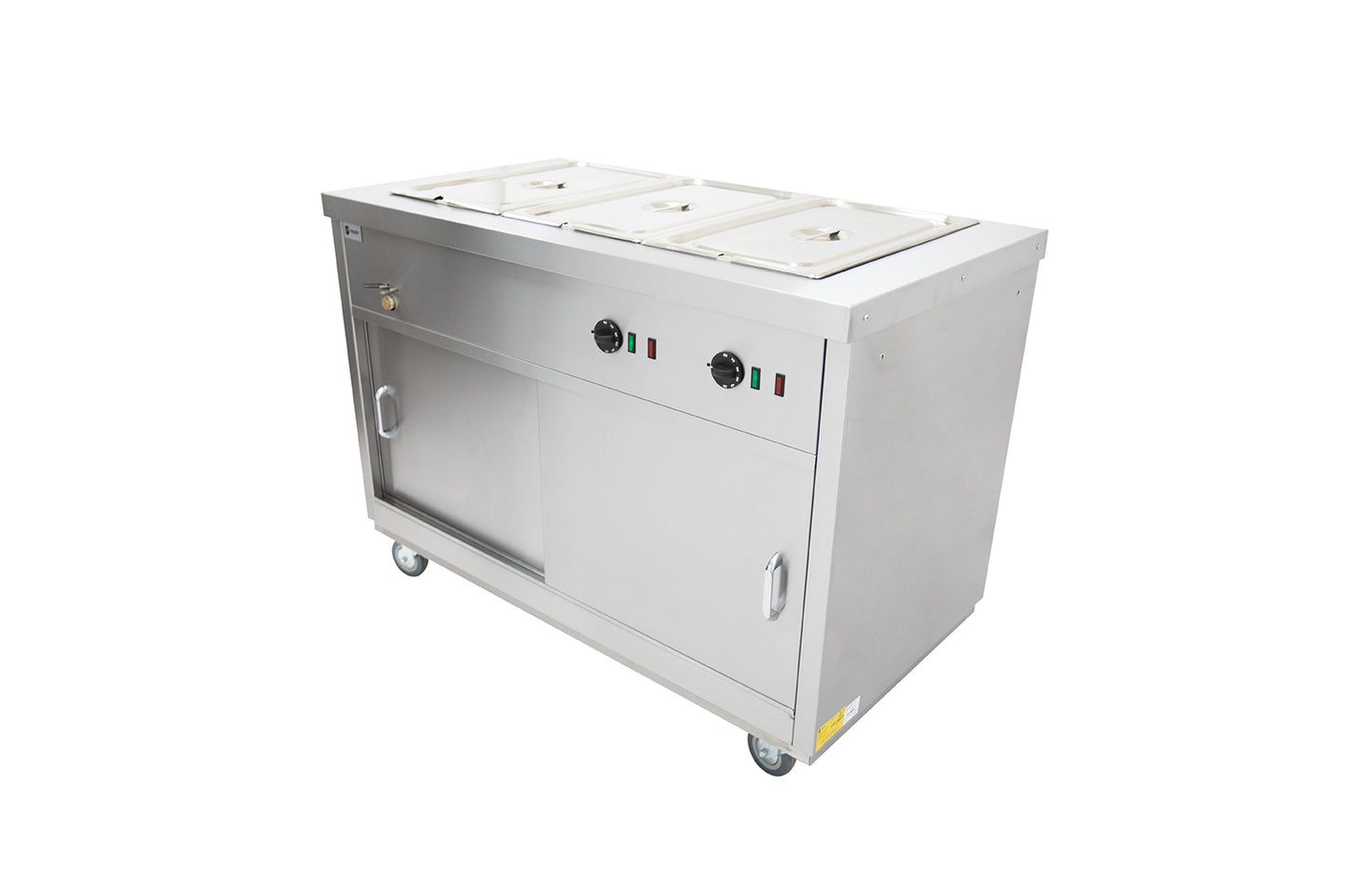 Parry Mobile Bain Marie Hot Cupboard HOT12BM front right view