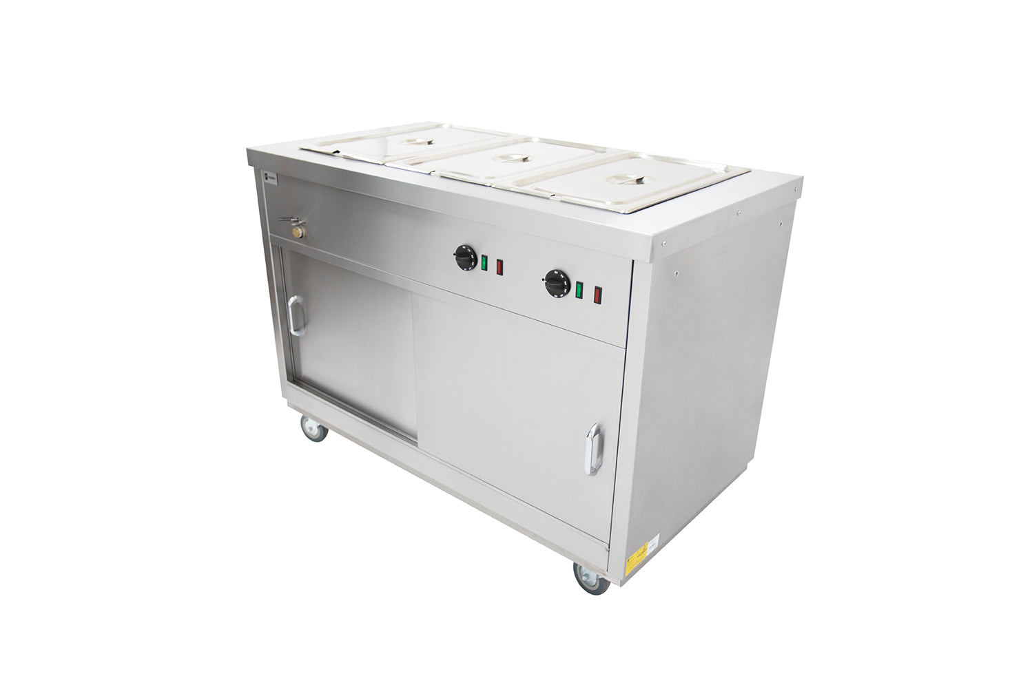 Parry Mobile Bain Marie Hot Cupboard HOT12BM front right view