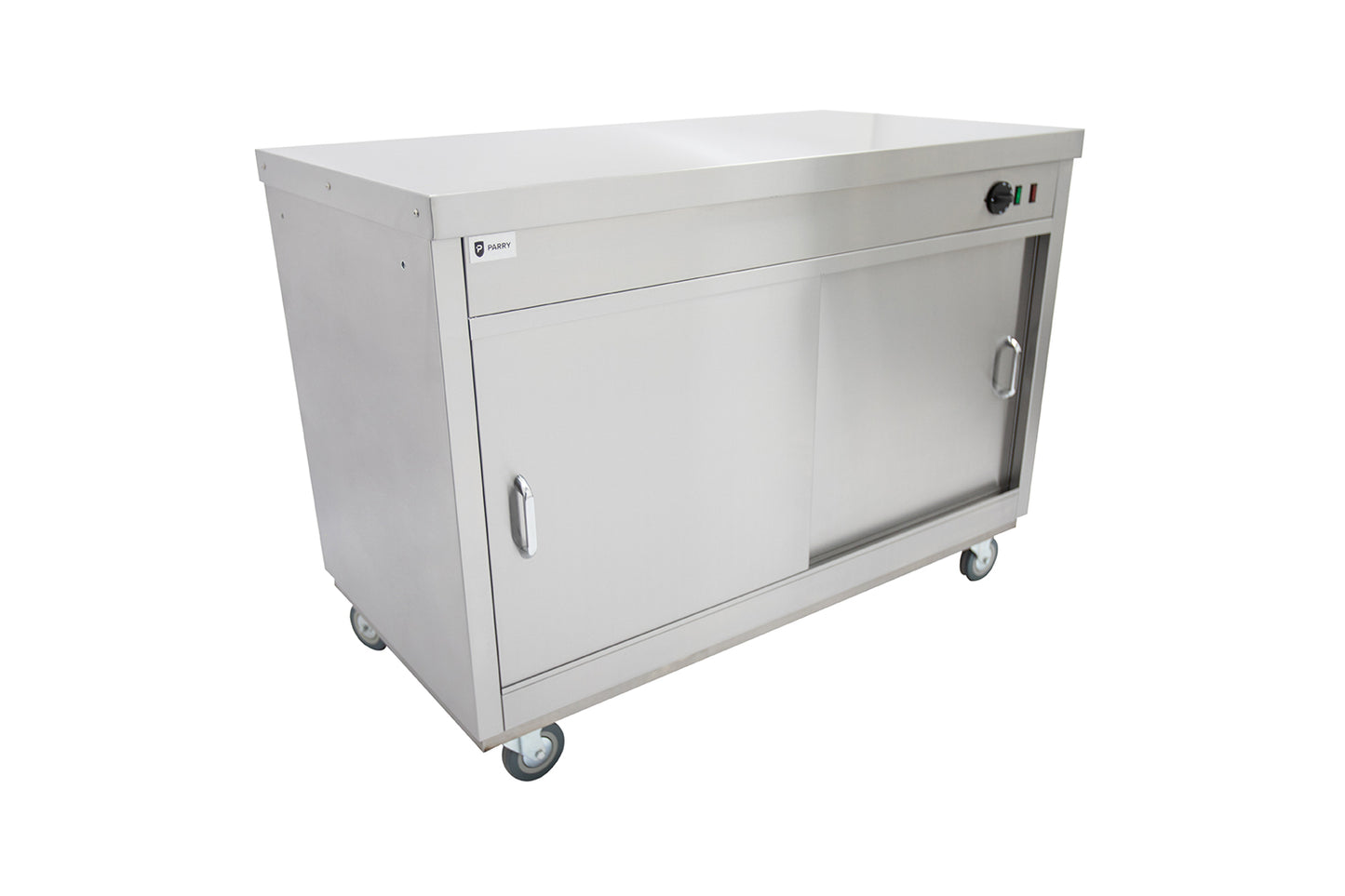 Parry Mobile Pass Through Hot Cupboard HOT15P front left view