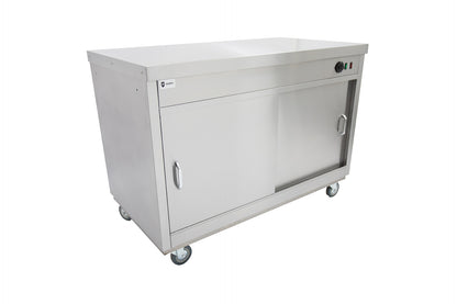 Parry Mobile Pass Through Hot Cupboard HOT15P front left view