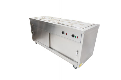 Parry Mobile Bain Marie Hot Cupboard HOT18BM front right view