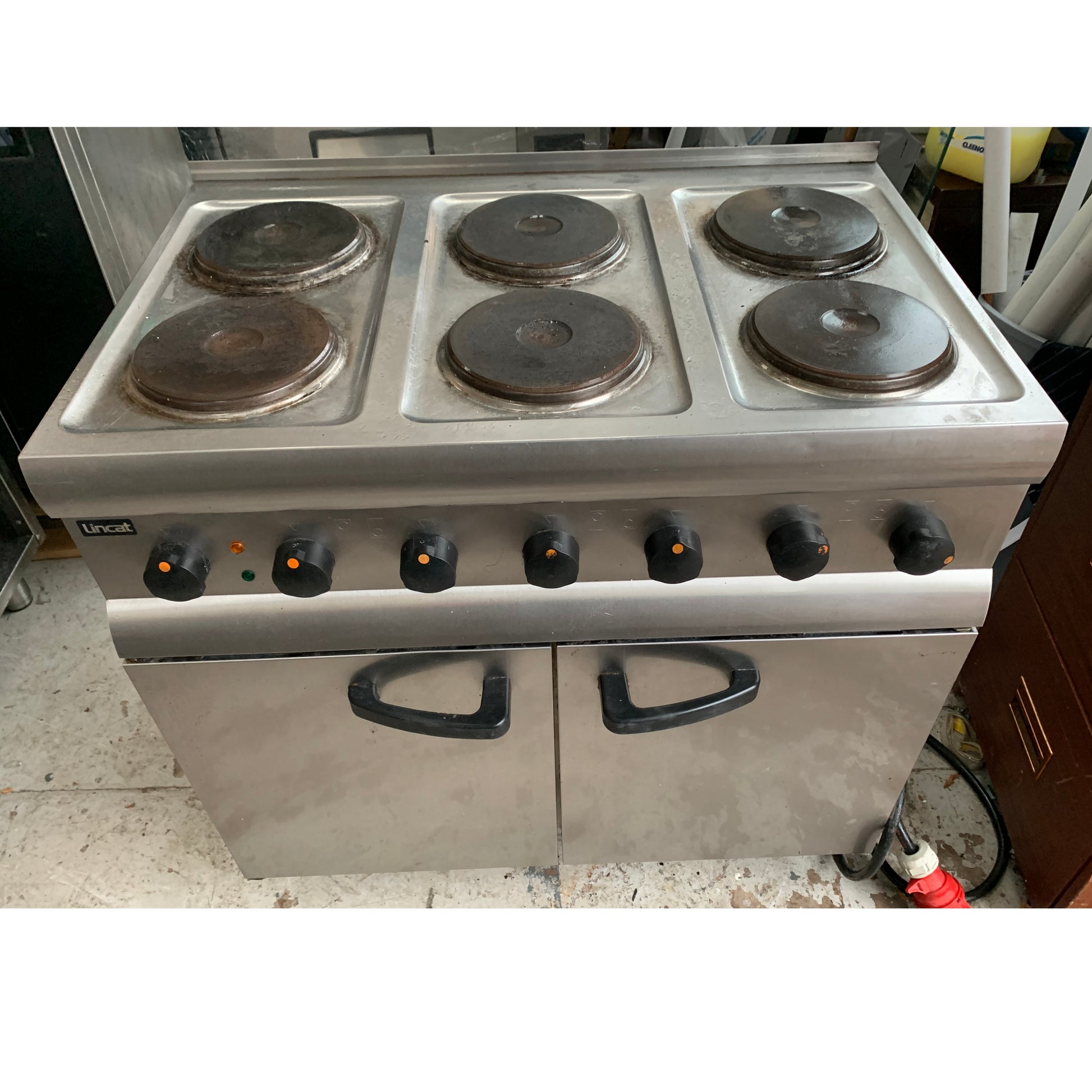 Lincat 6-Plate Electric Range (ESLR9C-R) top view