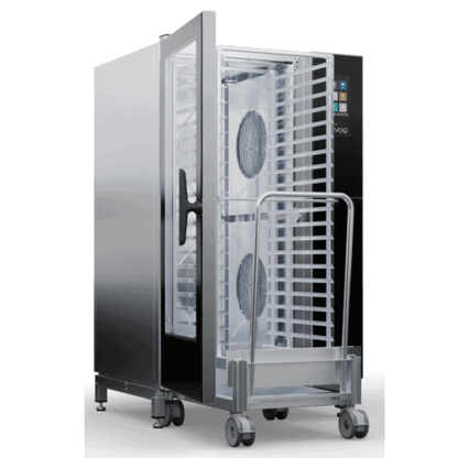 Houno Invoq 20-Grid Electric Combi Oven with roll-in rack left view