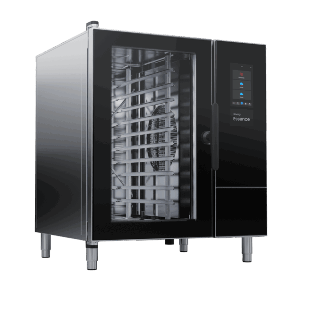 Invoq Essence 10-Grid Electric Combi Oven, side view from the left
