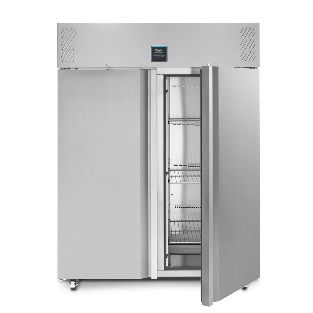 Williams 1295L Single Door Refrigerator (HJ2-SA) front view with open right and door