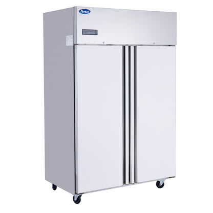 Double Door Atosa Upright Refrigerator JBF80RS left side