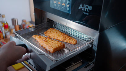 Lincat Air0 AirFryer cooking fish and chips