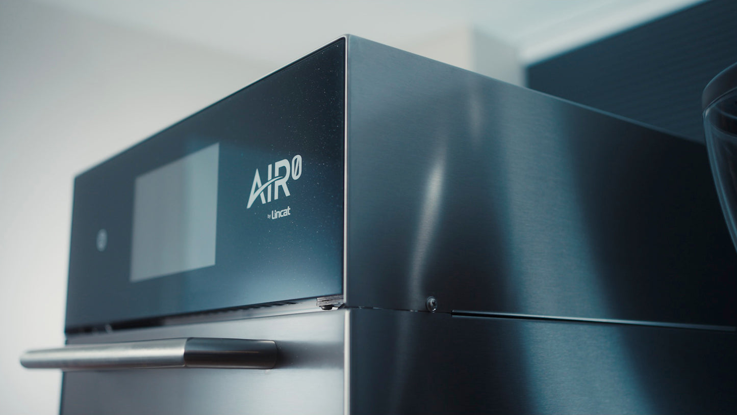 Lincat Air0 Air Fryer brand on control panel 