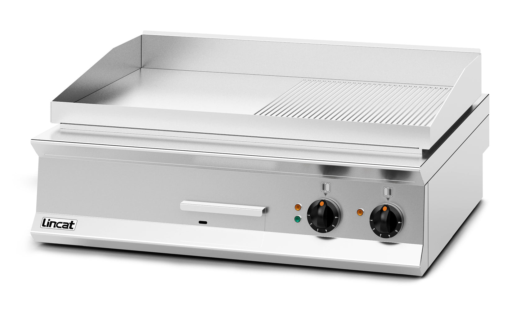 Lincat Griddle OE8206 with half ribbed plate