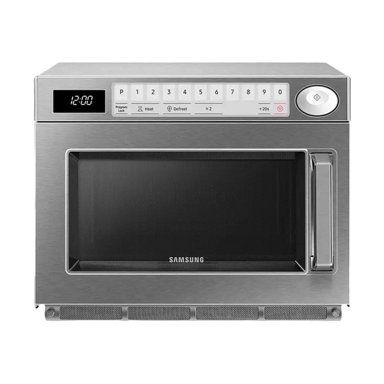 Samsung 1500w Microwave (CM1529) front view with closed door