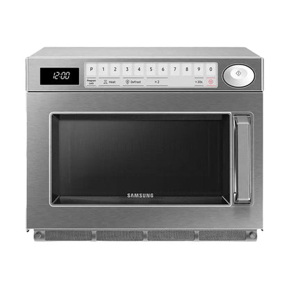 Samsung 1500w Microwave (CM1529) front view with closed door