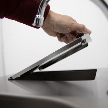 Parry Mobile Hand Wash Basin with Door to front (MWBTD) lifted flap