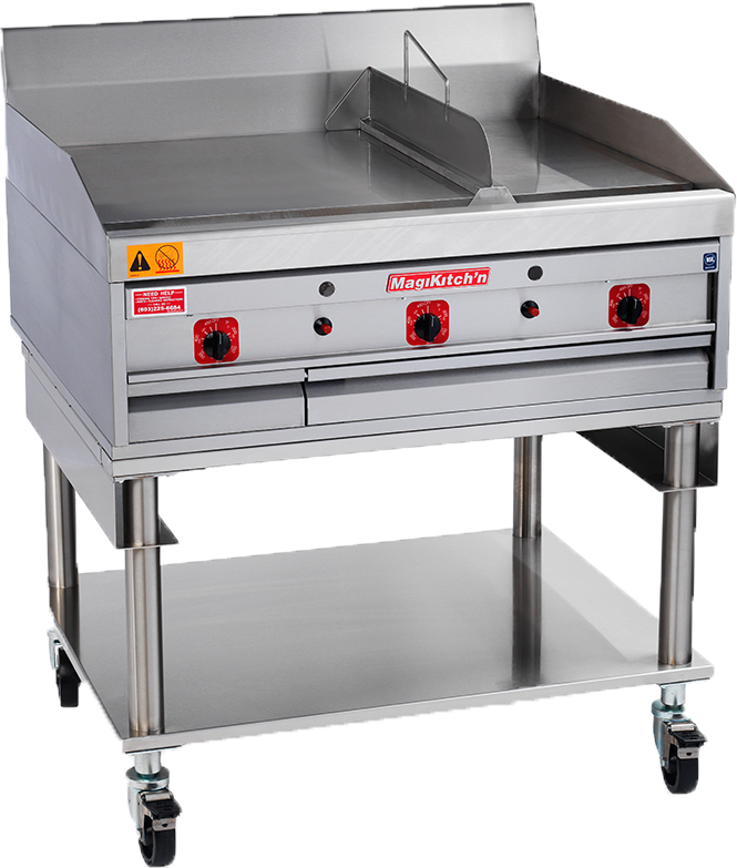 MagiKitch'n Gas Griddle MKG/C-36 front left