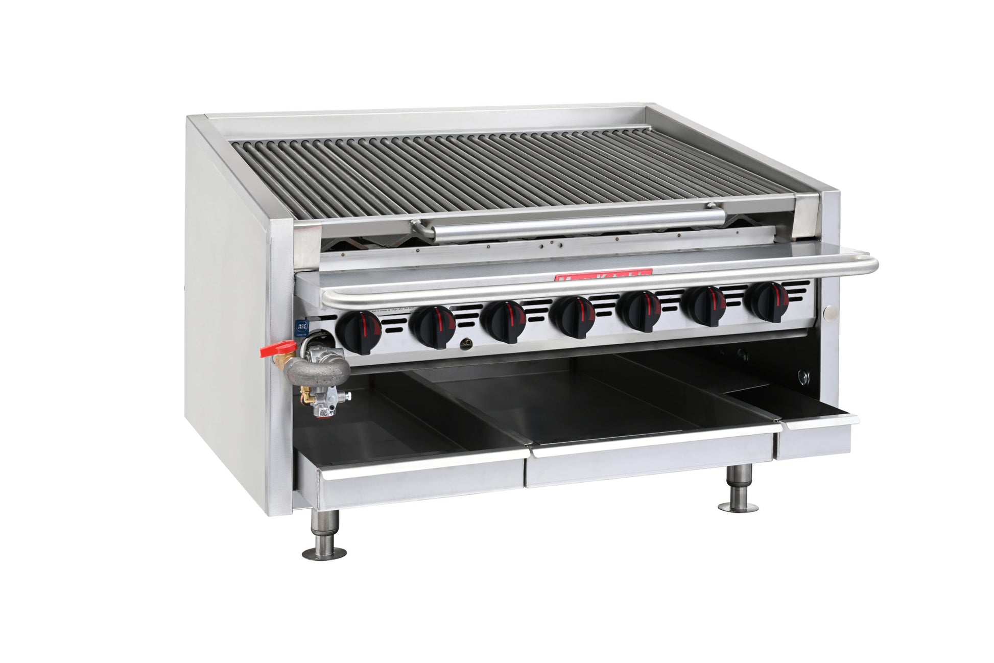 MagiKitch'n Gas Chargrill RMB-660 front left view