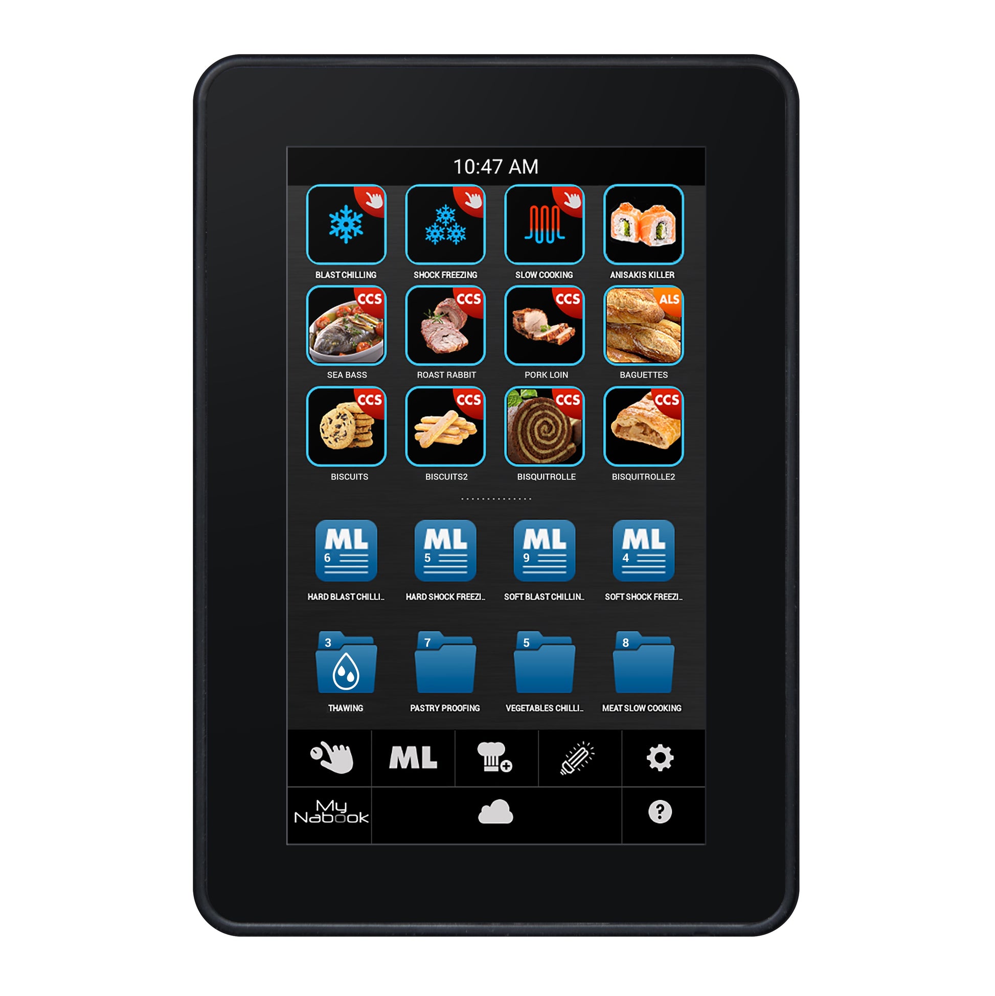 Lainox Combi-Freeze control panel
