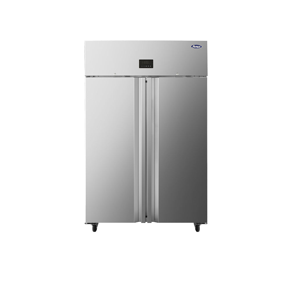 Atosa 1400L Double Door Refrigerator (PBF80RSGR) with doors closed