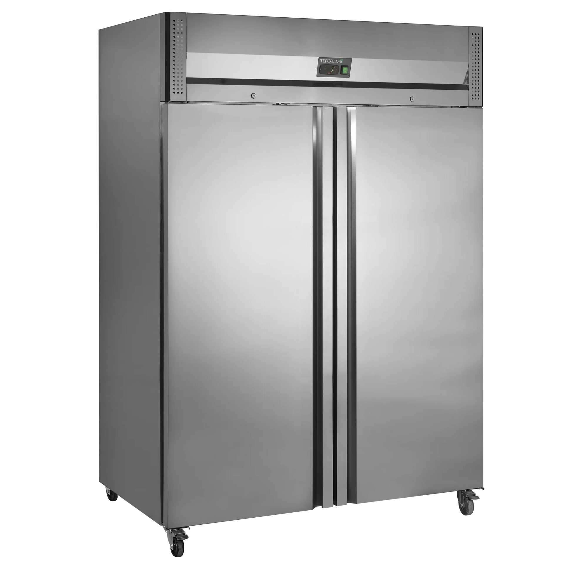Tefcold 1300L Double Door Refrigerator (RK1420X1) with closed doors