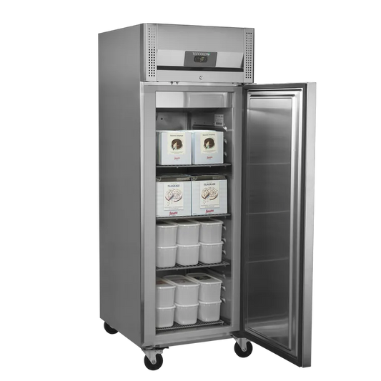 Tefcold Single Door Upright Freezer RF710 with open door