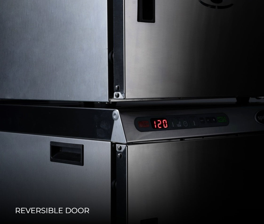 Spidocook 15Kg Cook and Hold Oven (SCH030-GB) close up on the door