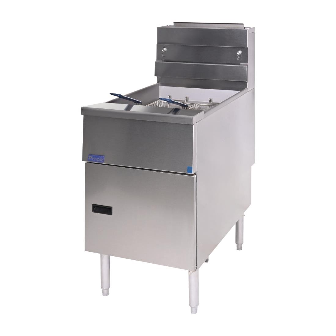 Pitco Single Tank Gas Fryer SG18S front view right 