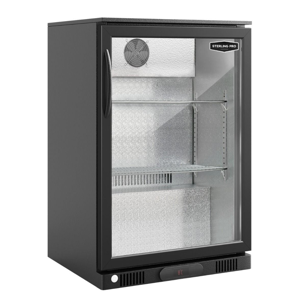 Sterling Pro Low Height Bottle Cooler (SP1HC-LOW-BK)