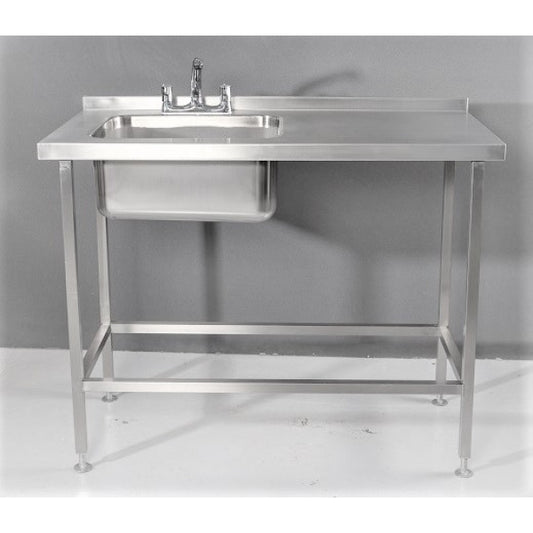 Stainless steel commercial sink