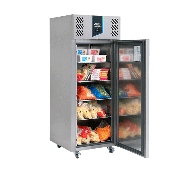 Williams 620L Single Door MultiTemp Cabinet VJ1, with door open set as general freezer, for frozen chips