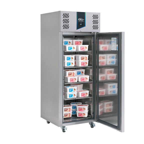 Williams 620L Single Door MultiTemp Cabinet VJ1, with door open set for ice cream