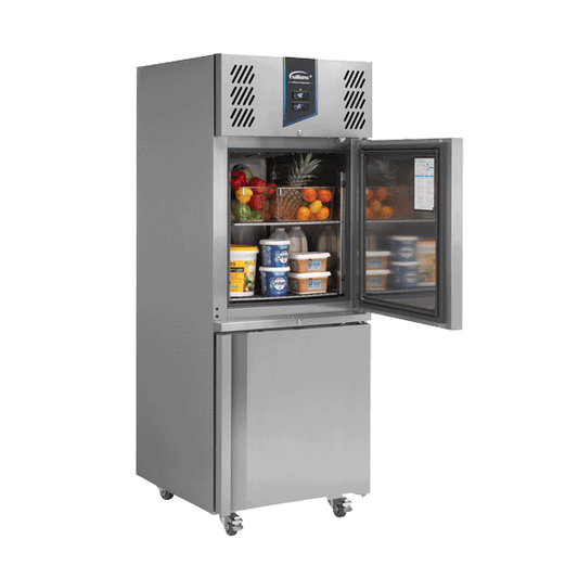 Williams 378L Single Door Fridge-Freezer (VVJ1) top door open and full as refrigerator