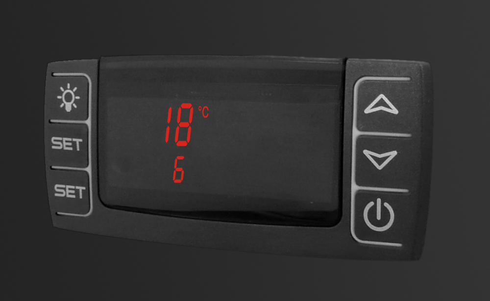 Vestfrost Bottle Cooler WFG185 display