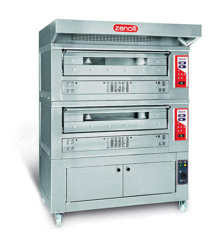 Zanolli Gas Pizza Oven Citizen 9G stacked