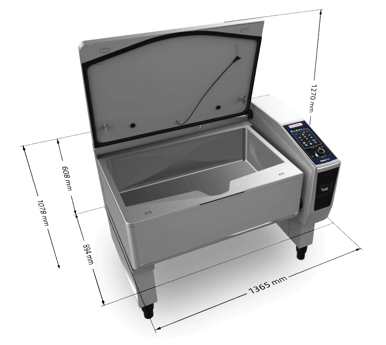 iVario Pro XL 150L with dimensions