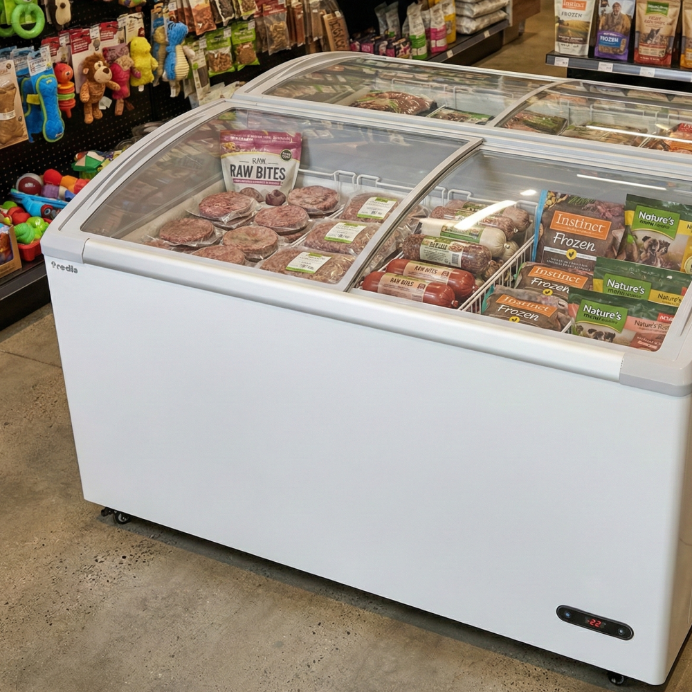 Prodis 546L Display Chest Freezer (NVC5) in situ