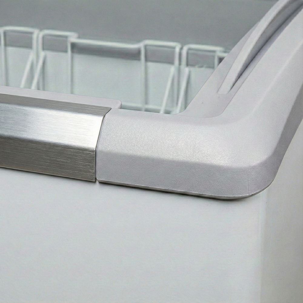 Prodis 546L Display Chest Freezer (NVC5) close up on door