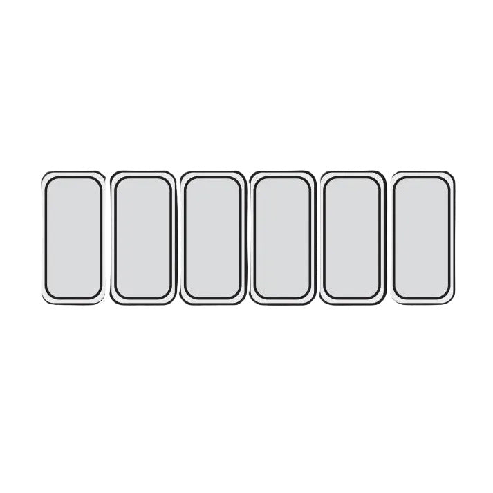 6x Napoli pans