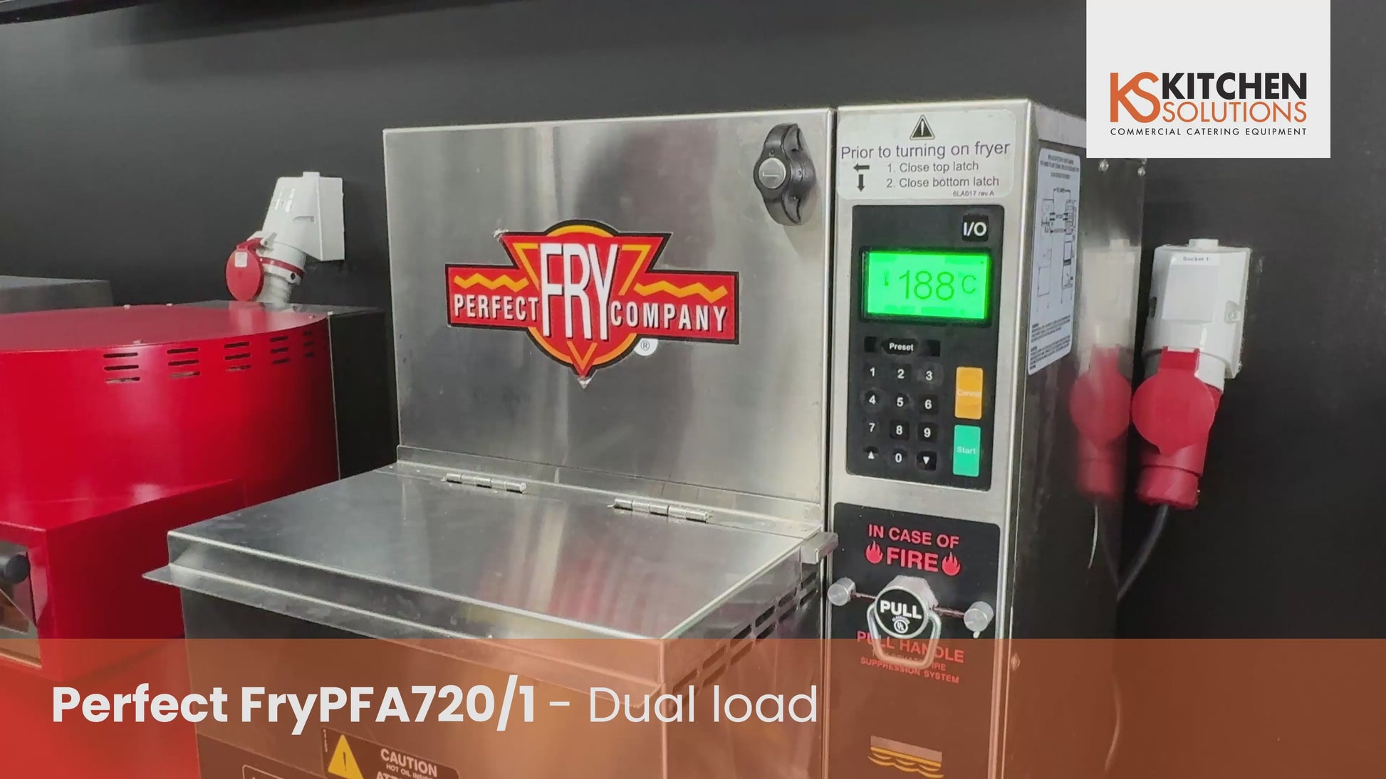 Showing tdual load of the Perfect Fry