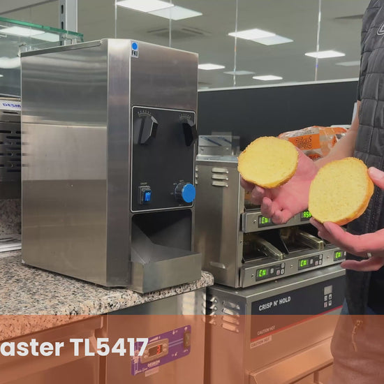 Kitchen Solutions showing how FKI TL5417 Rotatoaster works