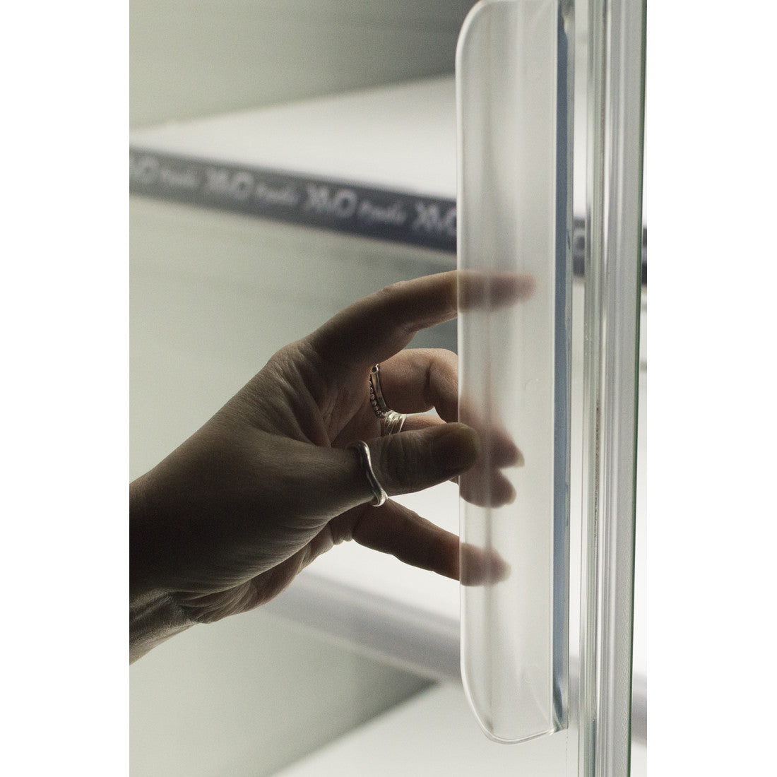 Prodis 1300mm Multideck in white, door handles XMD1250-P-FGD-W