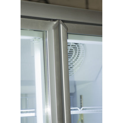 Prodis 1664L Triple Door Refrigerator (XPD1850-P-G-LE) close up on door frames