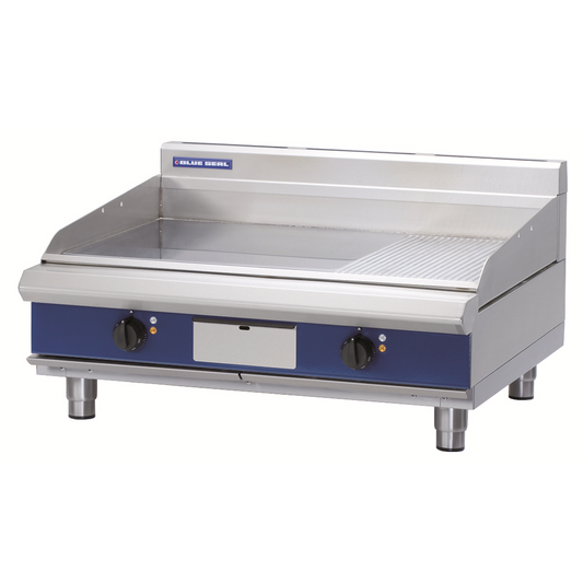 Blue Seal Electric Dual Griddle & Optional Chrome Plate EP516-B