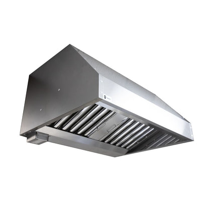 Small extraction canopy left side view