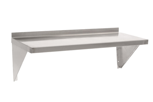 Commercial kitchen stainless steel wall shelf