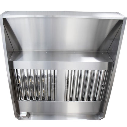 Extraction canopy underside